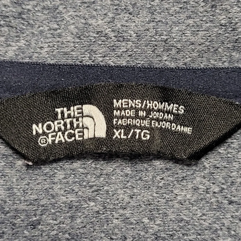 The North Face Mens XL Quarter Zip Pullover Heather Grey Aerotek Performance Top